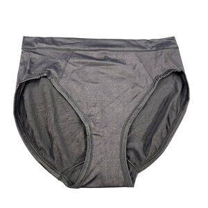 Bali Women's Size Large 7 Panty Hi Cut Smoothing Black New Without Tags